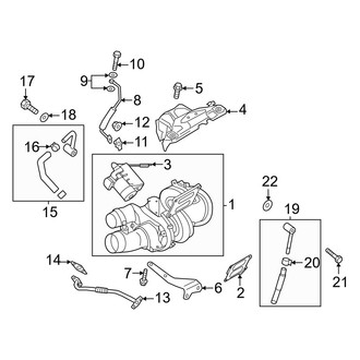Genesis OE - Engine - Turbocharger & Components (2.5L)