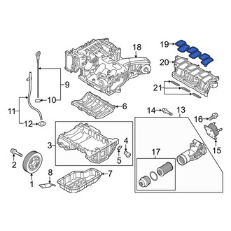 Genesis OE - Upper Fuel Injection Plenum Gasket
