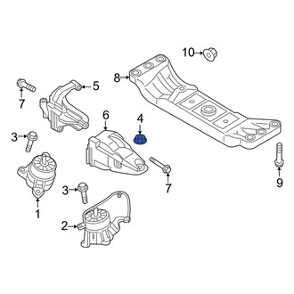 Genesis OE - Engine Mount Nut