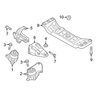 Genesis OE - Engine & Transmission Mounting (AWD 3.3L)