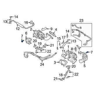 Genesis OE - Turbocharger Mount Heat Shield Bolt