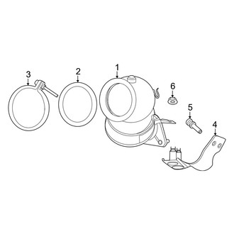 Genesis OE - Exhaust System - Converter (2.5L)