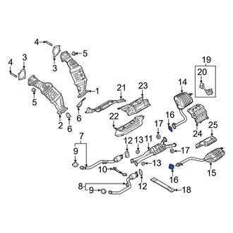 Genesis OE - Rear Exhaust Muffler Gasket