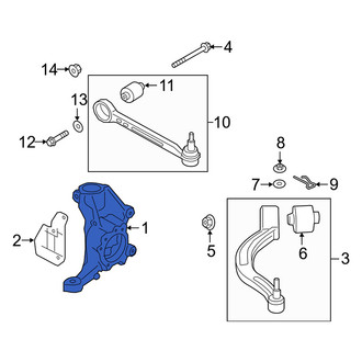 Genesis OE - Right Steering Knuckle