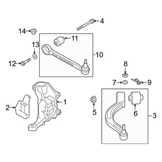 Genesis OE - Front Suspension - Suspension Components (AWD)