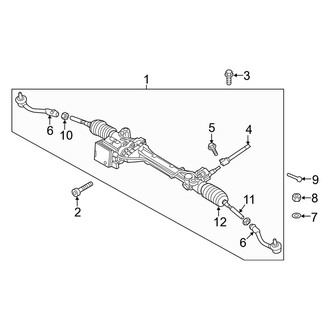 Genesis OE - Steering Gear & Linkage (AWD)