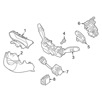 Genesis OE - Steering Column - Shroud, Switches & Levers