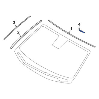 Genesis OE - Windshield Molding Rivet