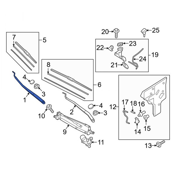 Windshield Wiper Arm