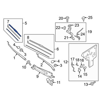 Genesis OE - Left Wiper Blade