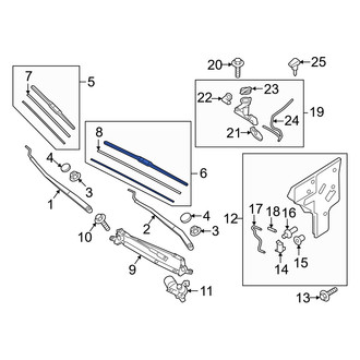 Genesis OE - Right Wiper Blade