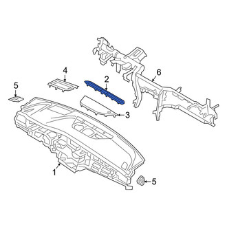 Genesis OE - Front Dashboard Air Vent Trim