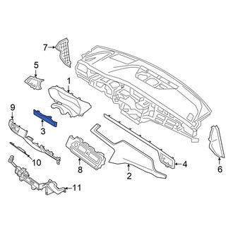 Genesis OE - Left Instrument Panel Trim Panel