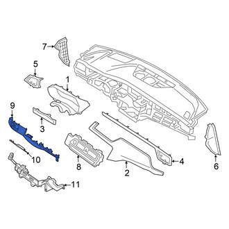 Genesis OE - Instrument Panel Knee Bolster