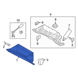 Genesis OE - Front Glove Box Door