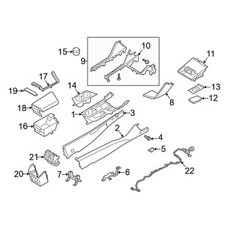 Genesis OE - Center Console (Console & Trim)