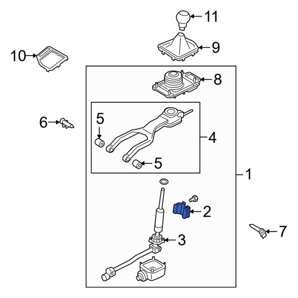 Automatic Transmission Shift Handle