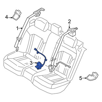 Genesis OE - Rear Seat Belt Receptacle