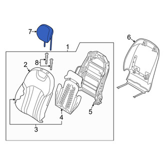 Genesis OE - Front Left Headrest