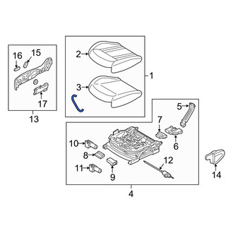 Genesis OE - Front Right Seat Cushion Foam