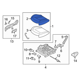 Genesis OE - Front Right Seat Cover
