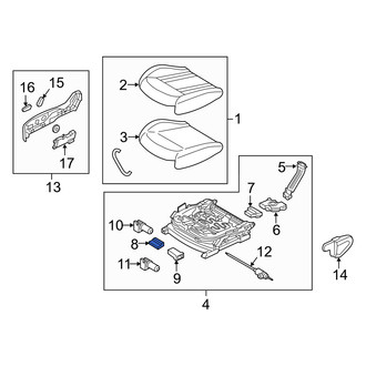Genesis OE - Front Right Power Seat Control Module