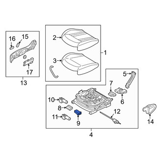 Genesis OE - Front Right Seat Heater Control Module