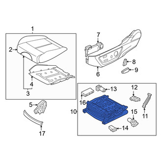 Genesis OE - Front Left Seat Adjuster