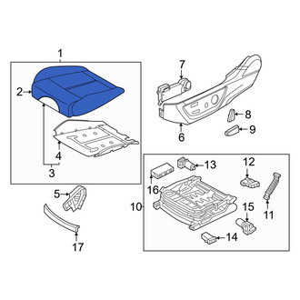 Genesis OE - Front Left Seat Cover