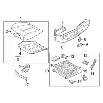 Genesis OE - Front Left Seat Cushion Foam