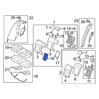 Genesis OE - Rear Seat Armrest