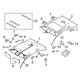 Genesis OE - Sunroof Wiring Harness