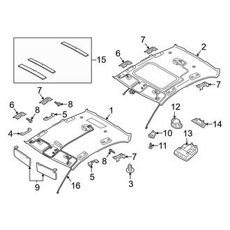 Genesis OE - Roof - Interior Trim