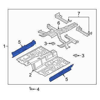 Genesis OE - Front Left Inner Rocker Panel