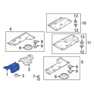 Genesis OE - Front Floor Pan Heat Shield