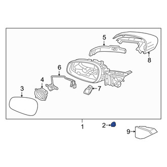 Genesis OE - Door Mirror Nut