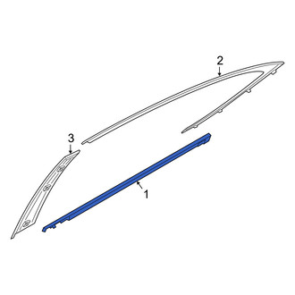 Genesis OE - Front Right Door Belt Molding