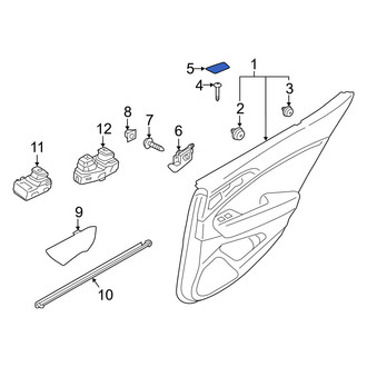 Genesis OE - Front Right Door Interior Trim Panel Cap