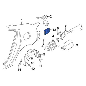 Genesis OE - Rear Quarter Panel Vent