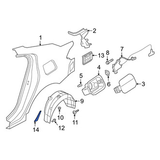 Genesis OE - Rear Left Stone Guard