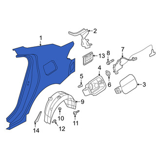 Genesis OE - Rear Left Quarter Panel