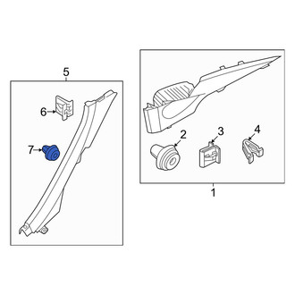 Genesis OE - Kick Panel Retainer