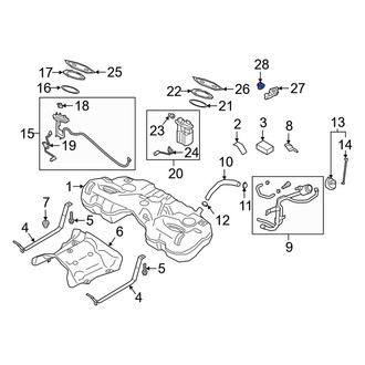Genesis OE - Fuel Pump Driver Module Nut