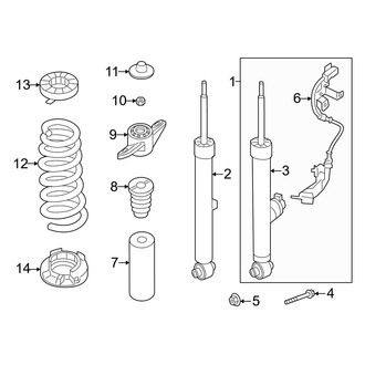 Genesis OE - Rear Suspension - Shocks & Components