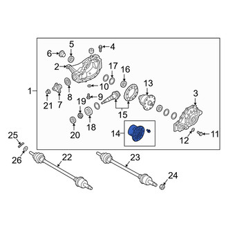 Genesis OE - Rear Differential Carrier