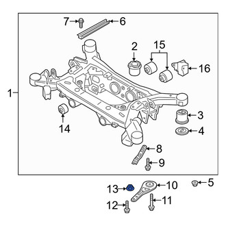 Genesis OE - Suspension Crossmember Nut