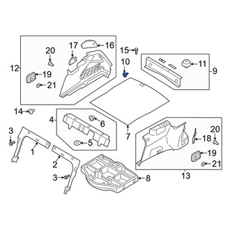 Genesis OE - Trunk Trim Scuff Plate Clip