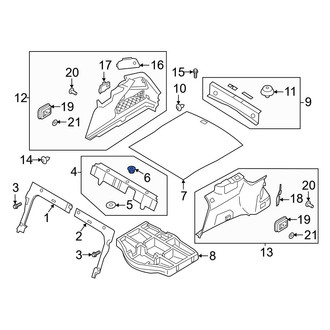 Genesis OE - Bumper Splash Shield Clip
