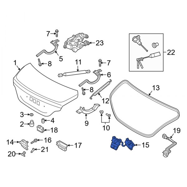 Deck Lid Latch