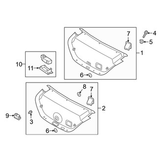 Genesis OE - Trunk Lid - Interior Trim